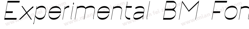 Experimental BM Font字体转换